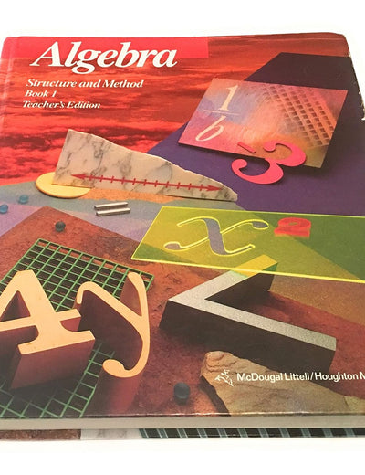 Algebra: Structure and Method, Book 1, Teacher's Edition