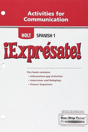 ¡Exprésate!: Activities for Communication Levels 1A/1B/1