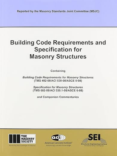 ACI 530-08 Building Code Requirements and Specification for Masonry Structures