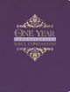 The One Year Chronological Bible Expressions NLT (LeatherLike, Imperial Purple)