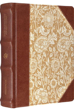 ESV Single Column Journaling Bible, Large Print (Cloth over Board, Antique Floral Design): Holy Bible, English Standard Version