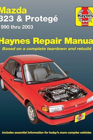 Mazda 323 & Protege (90-03) Haynes Repair Manual (Does not include information specific to 4WD models or turbocharged models. Includes vehicle coverage apart from the specific exclusion noted)