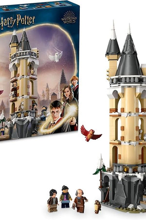 LEGO Harry Potter Hogwarts Castle Owlery Toy, Wizarding World Fantasy Toy for Girls and Boys, Harry Potter Castle Playset with 3 Characters, Birthday Gift Idea for Kids Ages 8 and Up, 76430