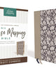 NIV, Verse Mapping Bible, Leathersoft, Navy Floral, Thumb Indexed, Comfort Print: Find Connections in Scripture Using a Unique 5-Step Process