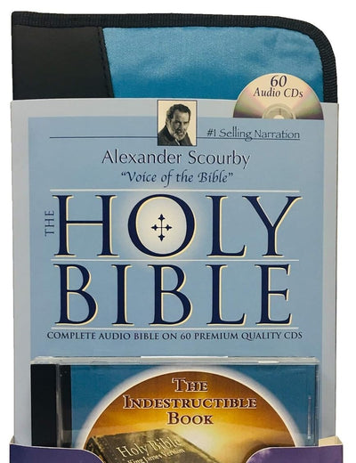 KJV Complete Scourby CD with Free Indest DVD-Holy King James Version Old and New Testament Audio Bible by Alexander Scourby Bible-KJV with Free $30 ... Virgin Mary-St. John the Baptist-Jesus Birth