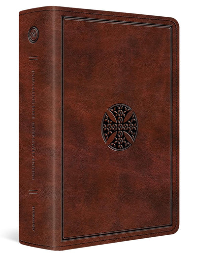 ESV Journaling Bible, Interleaved Edition (TruTone, Mahogany, Mosaic Cross Design): Holy Bible, English Standard Version