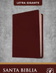 Santa Biblia NTV, Edición clásica, letra gigante (SentiPiel, Vino tinto, Letra Roja) (Spanish Edition)