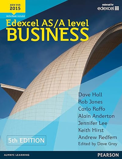 Edexcel AS/A level Business 5th edition Student Book and ActiveBook