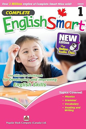 Complete EnglishSmart (New Edition) Grade 1: Canadian Curriculum English Workbook