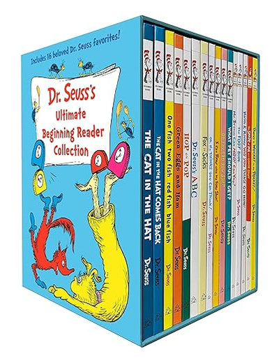 Dr. Seuss's Ultimate Beginning Reader Boxed Set Collection: Includes 16 Beginner Books and Bright & Early Books