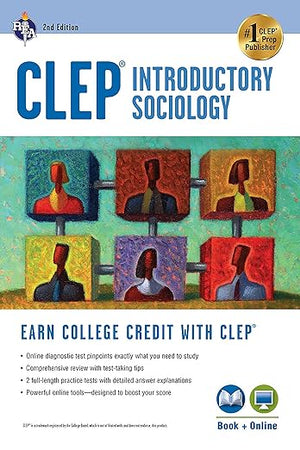 CLEP® Introductory Sociology Book + Online (CLEP Test Preparation)