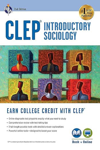 CLEP® Introductory Sociology Book + Online (CLEP Test Preparation)