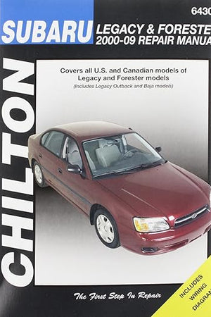 Chilton Total Car Care Subaru Legacy 2000-2009 & Forester 2000-2008 Repair Manual