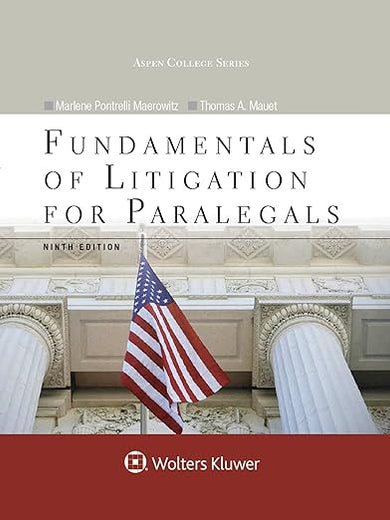 Fundamentals of Litigation for Paralegals (Aspen College)