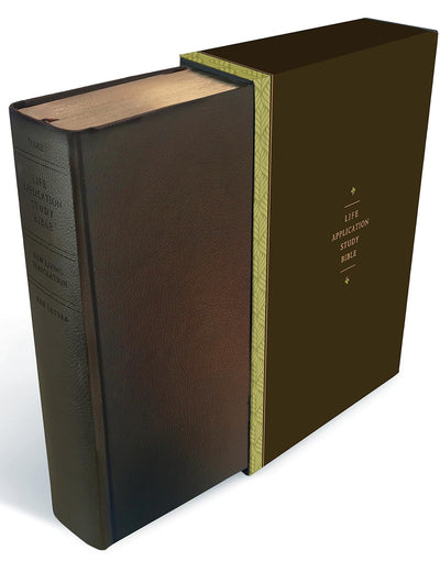 NLT Life Application Study Bible, Second Edition (Hardcover LeatherLike, Espresso)