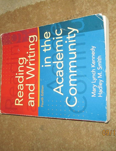 Reading and Writing in the Academic Community