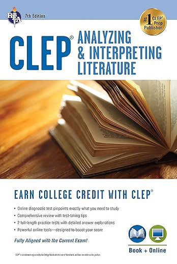CLEP® Analyzing & Interpreting Literature Book + Online (CLEP Test Preparation)
