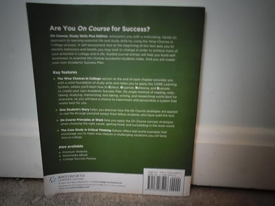 On Course, Study Skills Plus Edition (Textbook-specific CSFI)