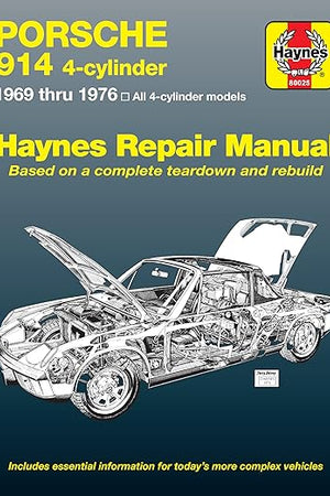 Porsche 914 4-cylinder Automotive Repair Manual, 1969-1976
