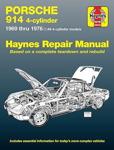 Porsche 914 4-cylinder Automotive Repair Manual, 1969-1976
