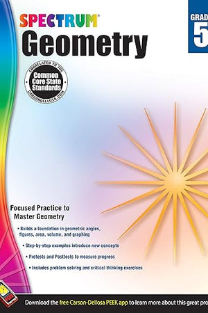 Spectrum - Geometry Workbook, Grade 5