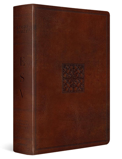 ESV Study Bible (TruTone, Walnut, Celtic Imprint Design)