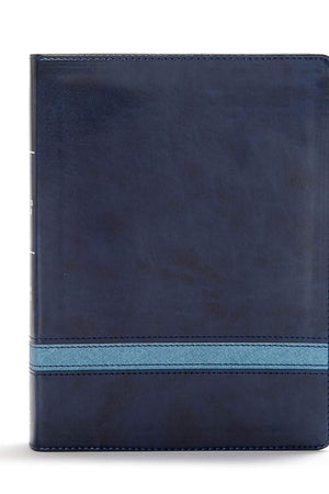 CSB Apologetics Study Bible, Navy LeatherTouch, Indexed, Black Letter, Defend Your Faith, Study Notes and Commentary, Articles, Profiles, Full-Color Maps, Easy-to-Read Bible Serif Type