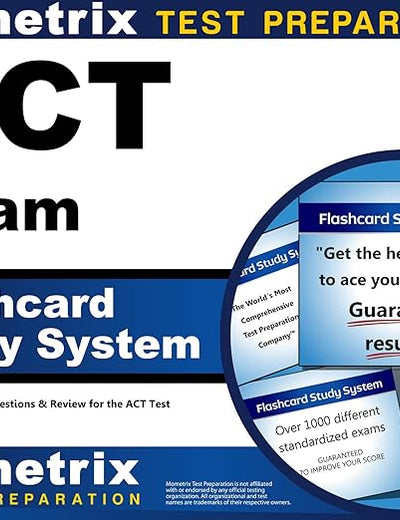 ACT Exam Flashcard Study System: ACT Test Practice Questions & Review for the ACT Test (Cards)