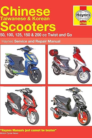 Chinese Taiwanese & Korean Scooters 50cc Thru 200cc, '04-'09: 50, 100, 125, 150 & 200 Cc Twist and Go