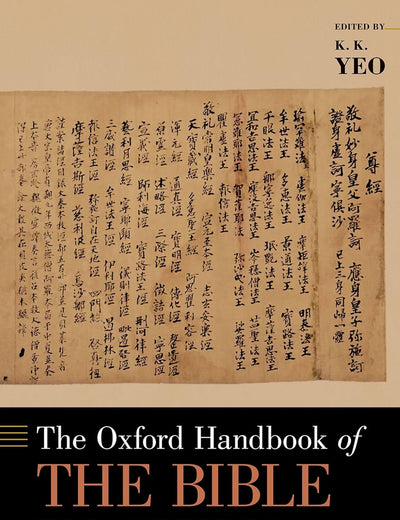 The Oxford Handbook of the Bible in China
