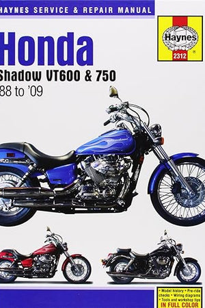 Honda Shadow VT600, 1988-2009 (Haynes Service & Repair Manual)