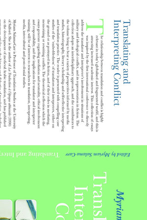 Translating and Interpreting Conflict (Approaches to Translation Studies, 28)