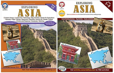 Mark Twain - Exploring Asia, Grades 5 - 8 (Continents of the World)