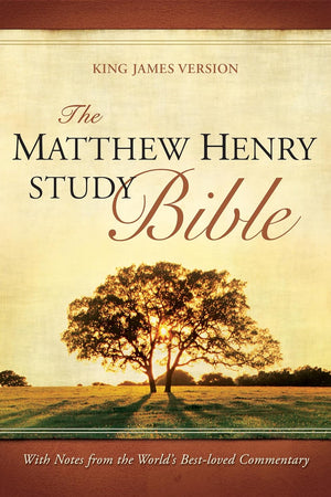 The Matthew Henry Study Bible (Hardcover, Red Letter)