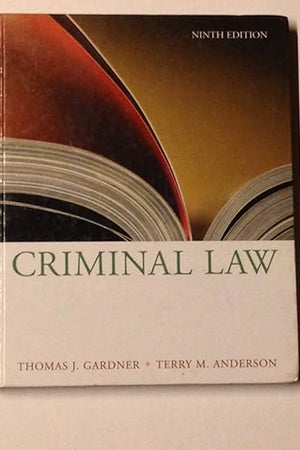 Criminal Law (Available Titles CengageNOW)
