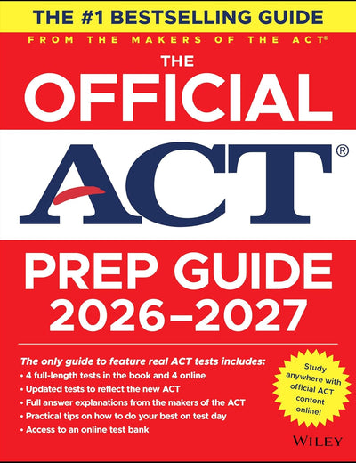The Official ACT Prep Guide 2026-2027: Book + Online