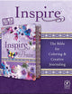 Tyndale NLT Inspire PRAISE Bible (LeatherLike, Purple Garden): Coloring Bible–Over 500 Illustrations to Color and Creative Journaling Bible Space, Religious Gifts That Inspire Connection with God