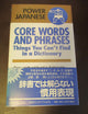 Core Words and Phrases: Things You Can't Find in a Dictionary (Power Japanese Series)