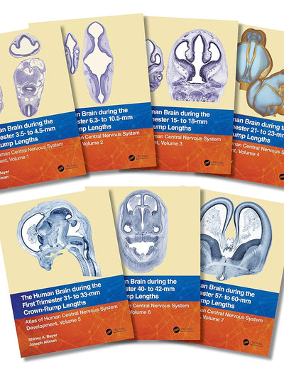 The Human Brain During the First Trimester: Atlas of Human Central Nervous System Development, Volume 1-7