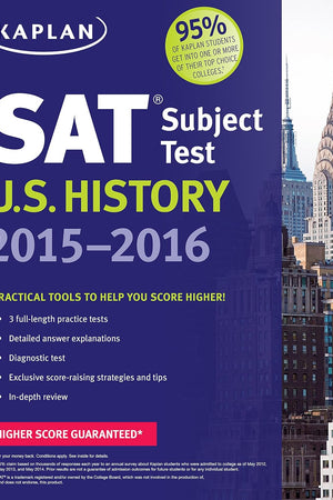 Kaplan SAT Subject Test U.S. History 2015-2016 (Kaplan Test Prep)