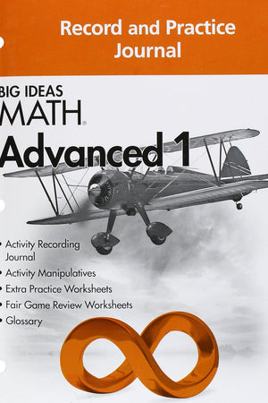 Big Ideas MATH: Common Core Record & Practice Journal Advanced 1