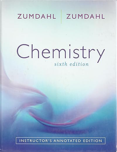Chemistry, Instructor's Annotated Edition