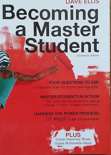 Becoming a Master Student (Textbook-specific CSFI)