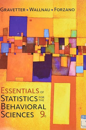 Essentials of Statistics for The Behavioral Sciences (MindTap Course List)