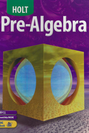 Holt Pre-Algebra: Student Edition 2004