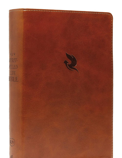 KJV, Spirit-Filled Life Bible, Third Edition, Leathersoft, Brown, Red Letter, Comfort Print: Kingdom Equipping Through the Power of the Word