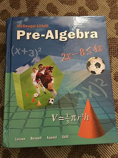 McDougal Littell Pre-Algebra: Student Edition 2008