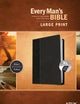 Every Man's Bible NIV, Large Print, TuTone (LeatherLike, Onyx/Black, Indexed)