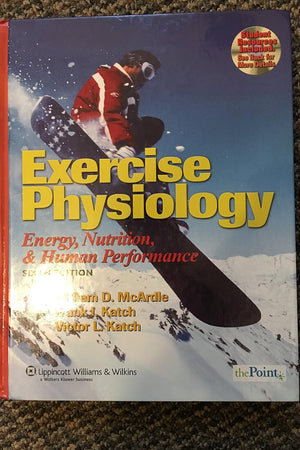Exercise Physiology: Energy, Nutrition, and Human Performance