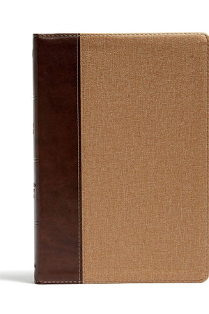 KJV Rainbow Study Bible, Brown/Tan LeatherTouch, Black Letter, Pure Cambridge Text, Color Coded, Bible Study Helps, Reading Plans, Full-Color Maps, Easy to Read Bible MCM Type